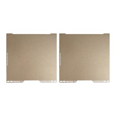 Imagem de Placa de construção suave dupla face para bambulab h2d textura de cama pei pey pet peo placa acessórios de impressora 3d 325x355mm(PEI-PEI-)