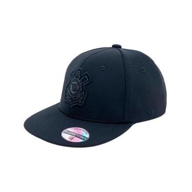 Imagem de Boné Corinthians SuperCap Escudo Bordado Aba Reta - Masculino-Masculino
