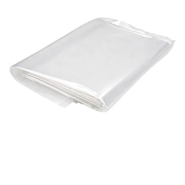 Imagem de Jinzhenhong Folha de plástico transparente para estufa de 3 x 35 pés, filme de polietileno resistente a UV de 6 mil para cobertura de estufa de plantas, lona de poliéster transparente resistente para