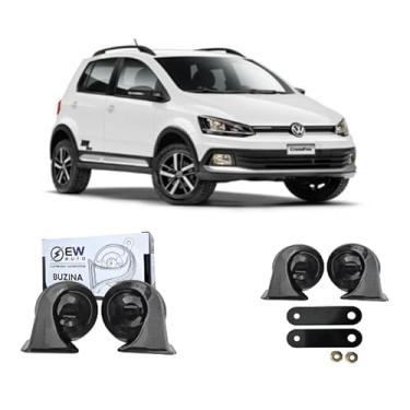 Imagem de BUZINA AUTOMOTIVA CARACOL (PAR) GRAVE/AGUDO PARA CROSS FOX 2008 >2014 - TIGER AUTO