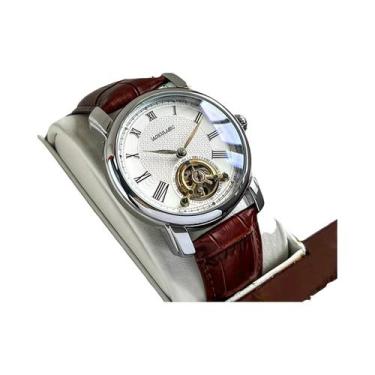 Imagem de Relógio Mecânico Automático De Luxo Masculino Com Caixa De Liga E Puls