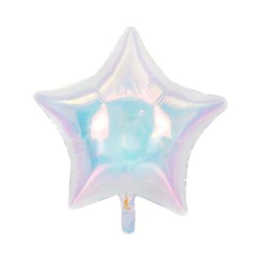 Imagem de Balões De Folha Coloridos Transparentes De 19 Polegadas 5 Peças Coraçã