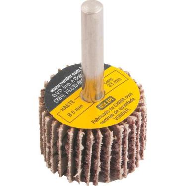 Imagem de Roda lixa minikontour 40x20mm g100 haste 6mm - Vonder