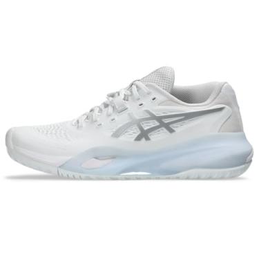 Imagem de ASICS Tênis feminino Gel-Resolution X, Branco/prata pura, 40