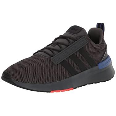 Imagem de adidas Tênis de corrida masculino Racer Tr21, Cinza Six/Core Black/Sonic Ink, 44