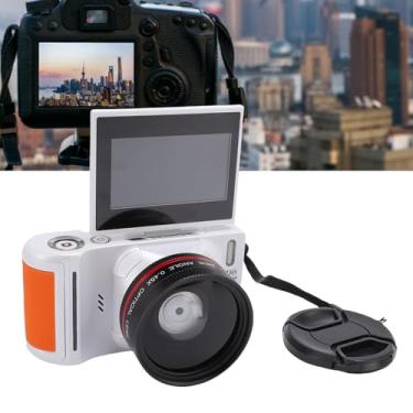 Imagem de Zopsc Câmera Digital 4K 64MP Com Tela Flip de 3 ", Zoom 18x, Foco Automático, Anti Shake, Wifi Fotografia Em Vlog de Vídeo Cames para Viagem, Detecção de Expressão Facial (Branco)