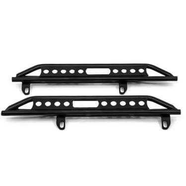 Imagem de Peças de carro RC compatíveis com Axial para SCX10 III para JLU para Wrangler 1/10 RC Crawler Car Upgrade Parts Metal RC para Rock Sliders Pedal lateral