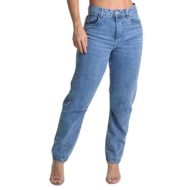 Imagem de Calça Jeans Sawary Barrel - 279667 Azul, Azul, 40