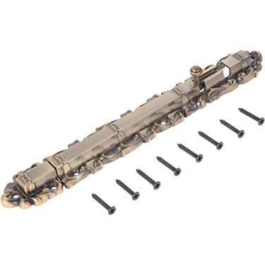 Imagem de Parafuso deslizante ferrolho de fechadura de porta, parafuso de portão, / trava de porta de cobre vermelho liga clássica europeia vintage decoração de madeira/metal portas janela 150-250 mm (cor