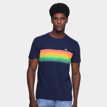 Imagem de Camiseta Slim Osklen Vintage Gradiente Masculina-Masculino