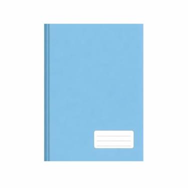 Imagem de Caderno Grande Capa Dura 96 Folhas Azul – Costurado Reforçado, Ideal para Escola, Faculdade, Anotações e Estudos
