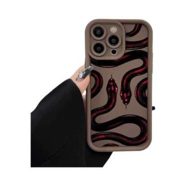 Imagem de Capa De Telefone Cobra Borboleta Preta Para Samsung A30 A20 A31 A32 A3