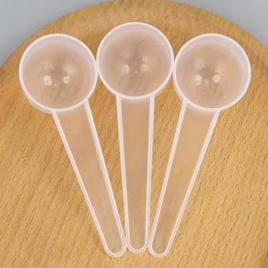 Imagem de Conjunto de 12 colheres medidoras de plástico, 1 colher de chá (20 ml) colheres de cabo longo para medir café, chá, proteína, leite em pó, grãos, especiarias, pós para animais de estimação