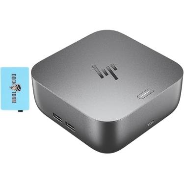 Imagem de HP Pacote replicador de porta 280W G6 Thunderbolt 4 Ultra Dock com hub DKZ (estação de ancoragem Thunderbolt/USB-C universal, cabo único para carregamento, transferências de dados para qualquer laptop