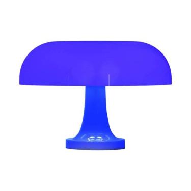 Imagem de Luminária De Mesa Clássica Laranja Em Formato De Cogumelo, Arte Modern