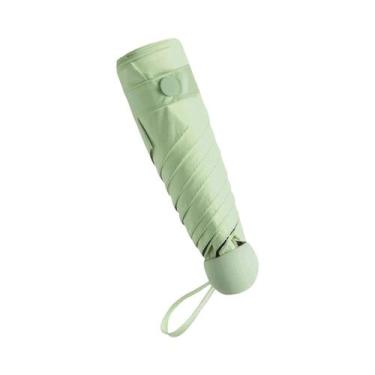 Imagem de Guarda-chuva Compacto Ultraleve Portátil Mini Dobrável Em Cinco Partes