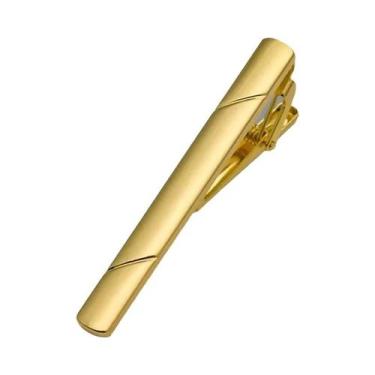 Imagem de Prendedor De Gravata Clássico Masculino Em Cobre 14K: Joia De Lapela S