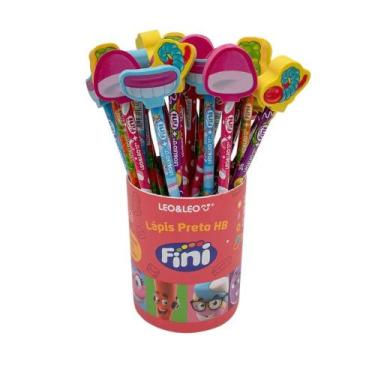 Imagem de Lápis HB com Borracha na Ponta Fini Pote C/ 30 und Leo&Leo Leonora - 1
