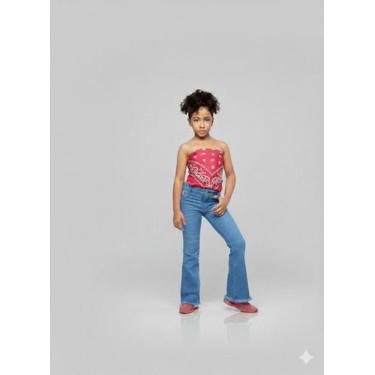 Imagem de Calça feminina Jeans Bailarina,Flere,calça menina veste muito bem com 