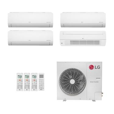 Imagem de Ar-Condicionado Multi Split Inverter LG 52.000 (2x Evap HW 7.000 + 1x Evap HW 12.000 + 1x Evap Cassete 1 Via 18.000) Só Frio 220V
