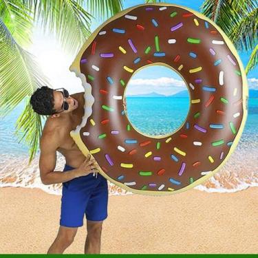 Imagem de Bóia Circular Donuts Melancia Redonda 70cm Infaltil - Snel, Donuts mar