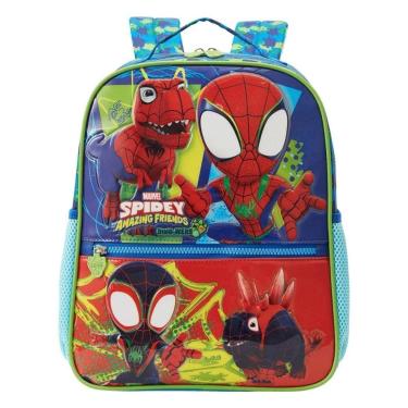 Imagem de Mochila de Costas Escolar Infantil Homem Aranha Spidey Original-Unissex