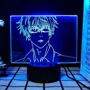 Imagem de Luz noturna 3D Jujutsus Kaisens Yuji Itadori Satoru Gojo - Taiyuanketa