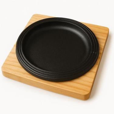 Imagem de Chapa Teppan 15 Cm Ferro Churrascaria Restaurante Grelhado - Oriental