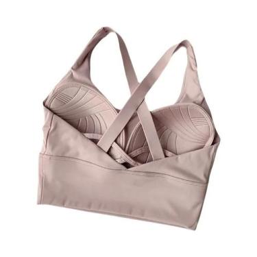 Imagem de Sutiã Esportivo De Alta Intensidade À Prova De Choque Com Bojo Fixo E 