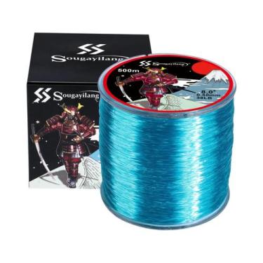 Imagem de Linha De Pesca De Nylon Super Forte Sougayilang 7-38lb 500M Com Revest