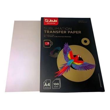 Imagem de 100 Folhas Papel Para Sublimação Transfer Fundo Rosa A4 100g Cor:Rosa 