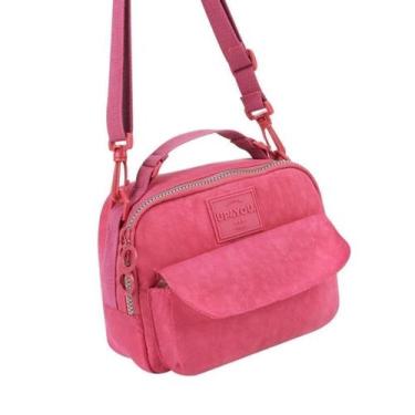 Imagem de Bolsa Feminina Transversal Alça Removível Up4you Rosa, Único, Rosa