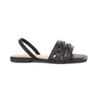 Imagem de Sandália Rasteira Feminina Dakota, 35, Jade, Branco