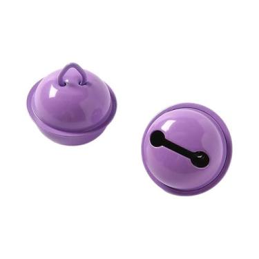 Imagem de Chaveiros De Contas Coloridas 22MM Com Sino Fofo, 50 Peças, Decoração 