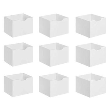 Imagem de Kit 9 Gavetas para Nicho Organizador Q01 Branco - Mpozenato