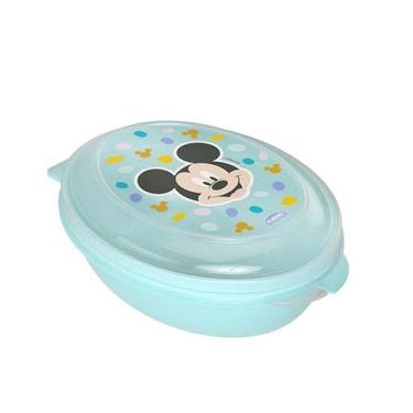 Imagem de Saboneteira De Plástico Com Tampa Fixa Mickey ou Minnie Baby Plasútil,