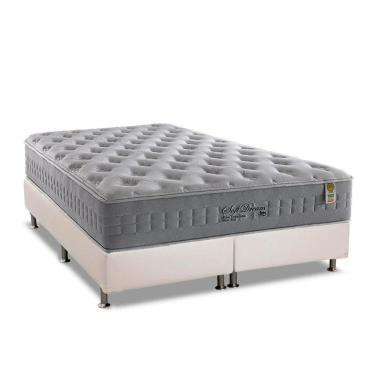 Imagem de Cama Box Completa King Kit MasterPocket Soft Dream Molas Ensacadas Courano White Branco...