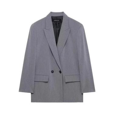 Imagem de Blazer Feminino De Manga Longa, Blazer De Escritório Casual, Jaquetas 