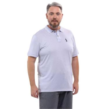 Imagem de Camisa Polo Plus Masculina Piquet Conforto