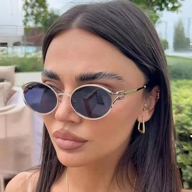 Imagem de Óculos De Sol Fashion Com Proteção UV Para Mulheres E Homens, Armação 