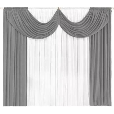 Imagem de Cortina Paris Pra Janela Sala E Quarto Com Bando 3,00 X 2,80 - osmari 