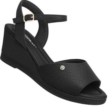 Imagem de Sandalia Piccadilly 408214 Feminina, Preto, 36