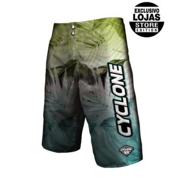 Imagem de (LANÇAMENTO) Bermuda Cyclone Água North Uluwatu, Branco, Verde, 52