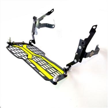 Imagem de Protetor de farol em aço + acrilico sistema duplo bmw r1250 gs - TRI-R