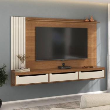 Imagem de Painel Presence 3 Gavetas Para Tv de 75 Polegadas Com Tampo 50mm - Art