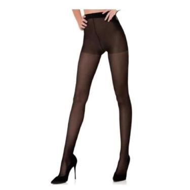 Imagem de Meia Calça Fina Clássica Adherence Fio 15 Preto Trifil, EG, Preto
