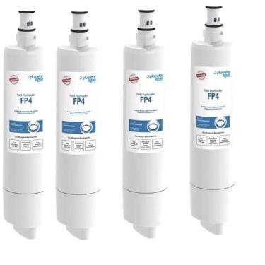 Imagem de kit 4 Refil Filtro Purificador de Água FP4 Compatível com Aparelhos Co