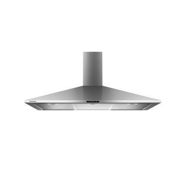 Imagem de Coifa de Parede Brastemp 90 cm Inox Piramidal 5 e 6 Bocas Duplo Filtro BAI91BR