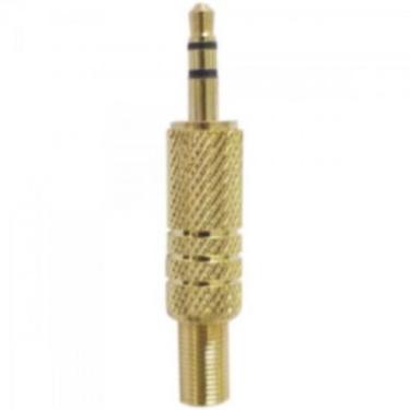 Imagem de Plug P2 Stereo Com Mola Gold Genérico Storm - DEZ / 10