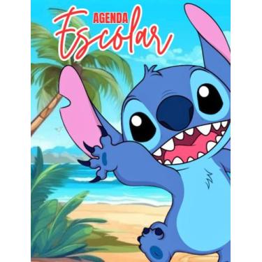 Imagem de Agenda Escolar Infantil 1 Dia Por Folha , 302 Paginas Lilo Stitch Ange
